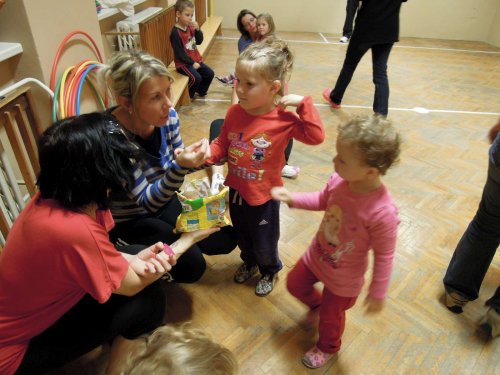 Hravé cvičení pro děti a rodiče - 7.11.2013